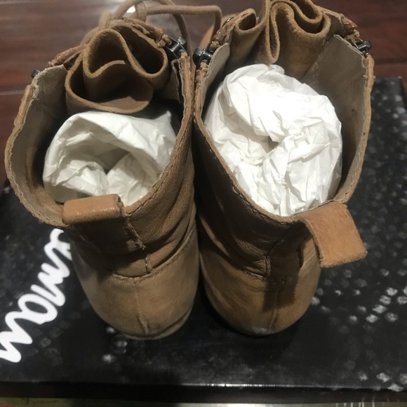 Sam Edelman combat  Leather Boots Size 6 - Picture 7 of 8